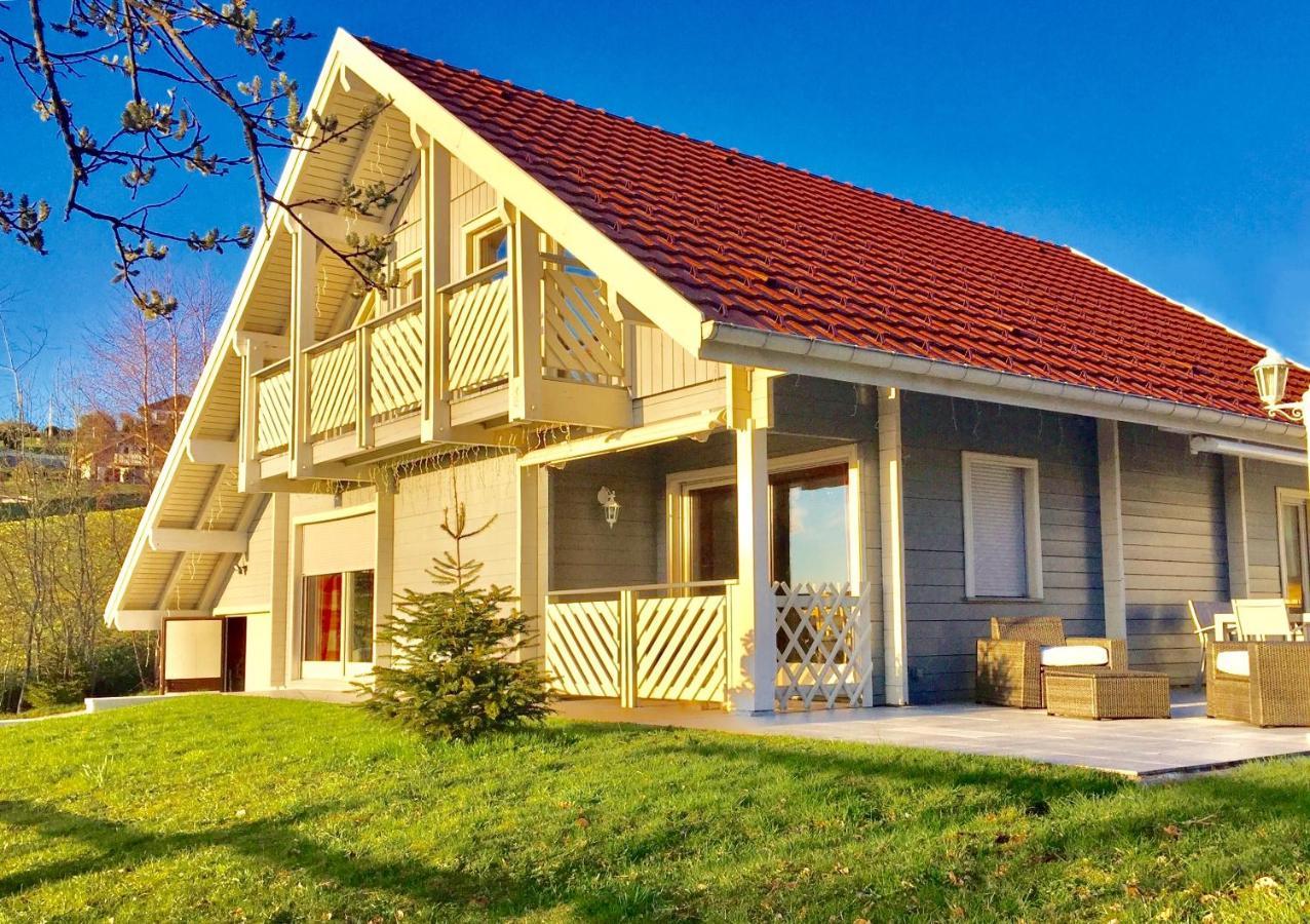 Chalet Le Flocon Bleu - Mauselaine avec vue sur le Lac de Gérardmer Extérieur photo