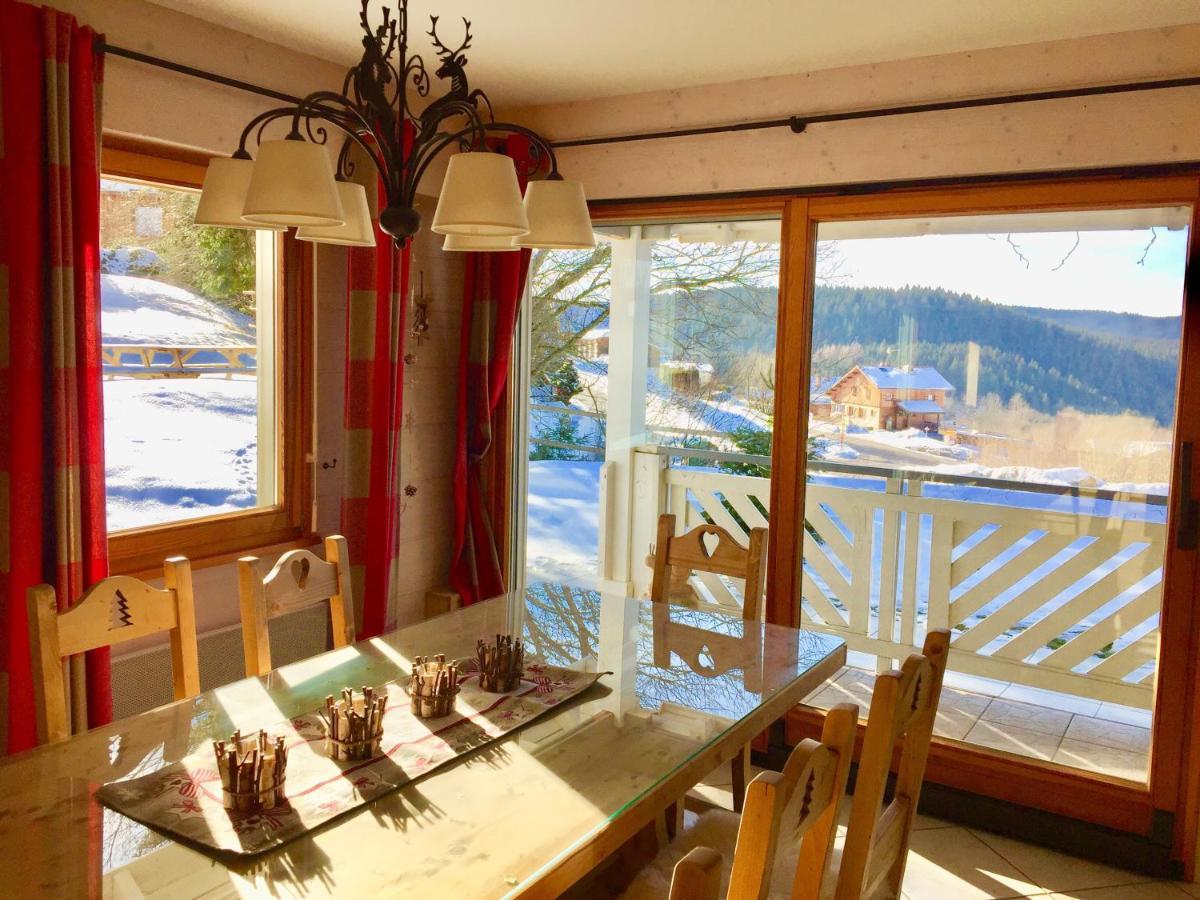 Chalet Le Flocon Bleu - Mauselaine avec vue sur le Lac de Gérardmer Extérieur photo