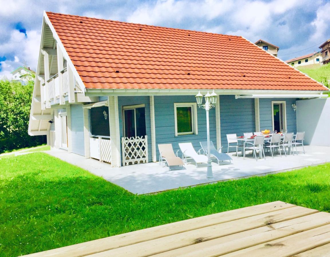 Chalet Le Flocon Bleu - Mauselaine avec vue sur le Lac de Gérardmer Extérieur photo